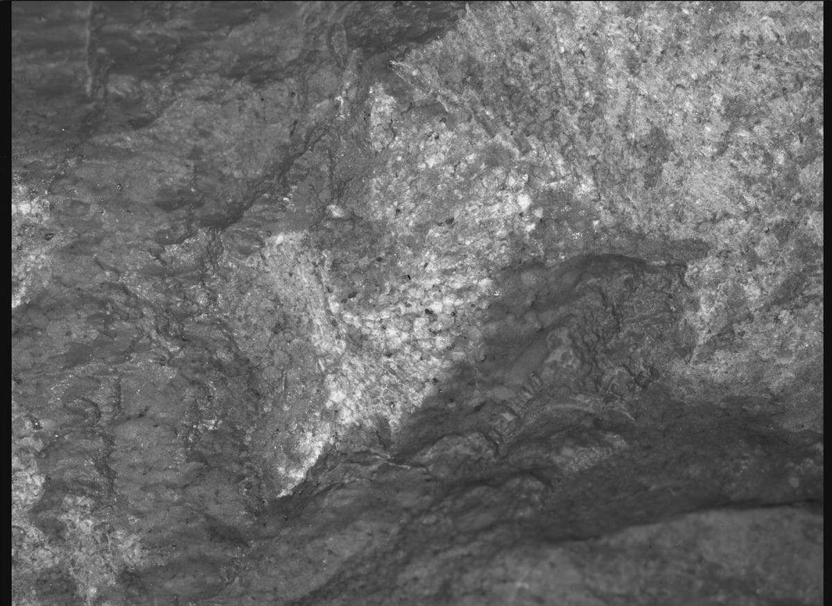 Foto de Marte da câmera SHERLOC_WATSON