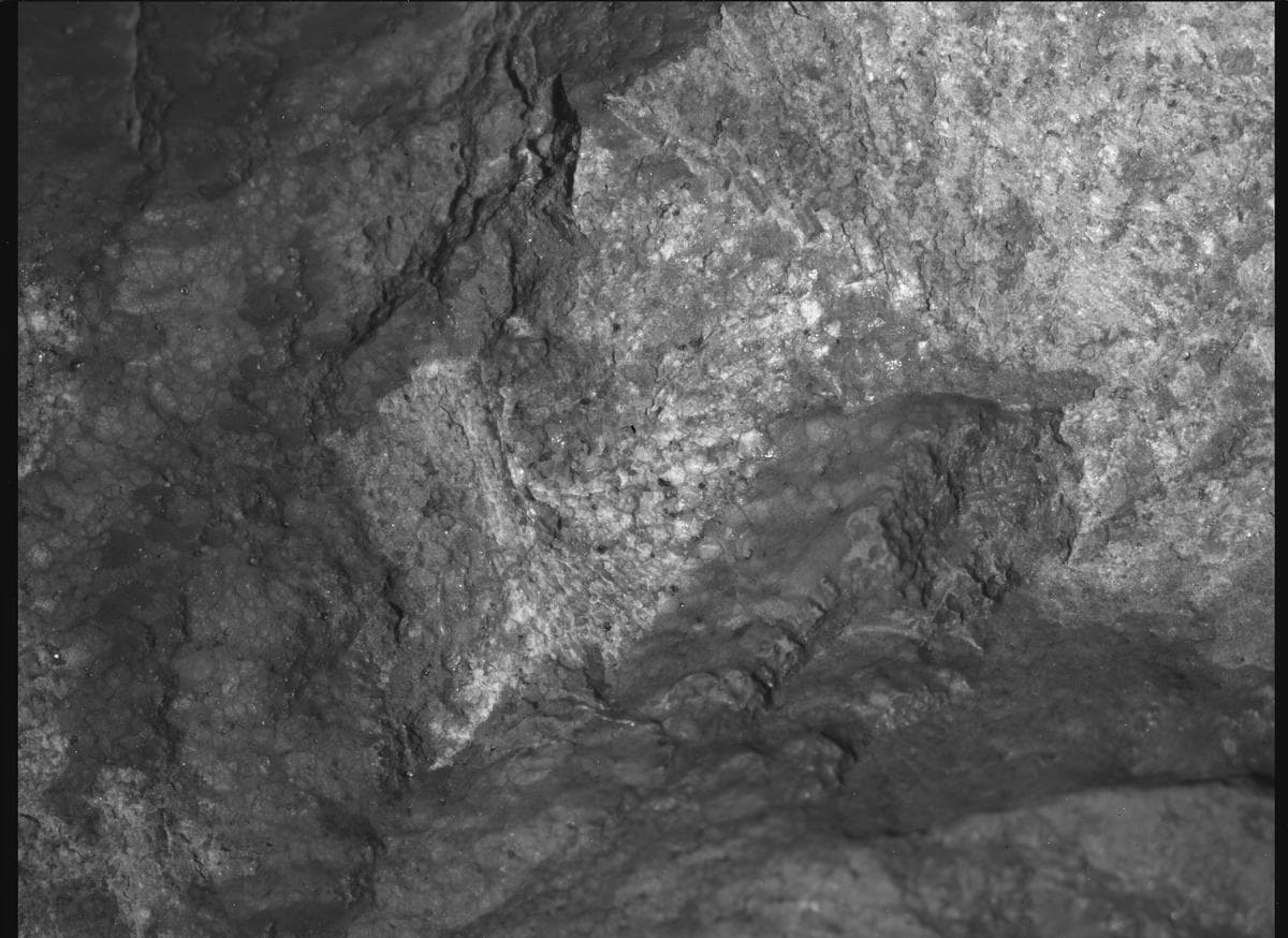 Foto de Marte da câmera SHERLOC_WATSON