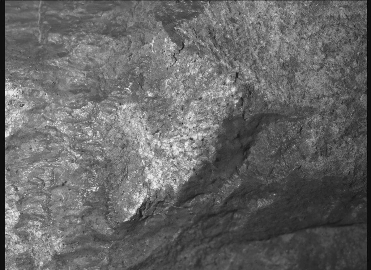 Foto de Marte da câmera SHERLOC_WATSON