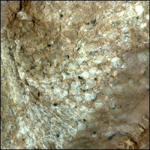 Foto de Marte da câmera SHERLOC_WATSON