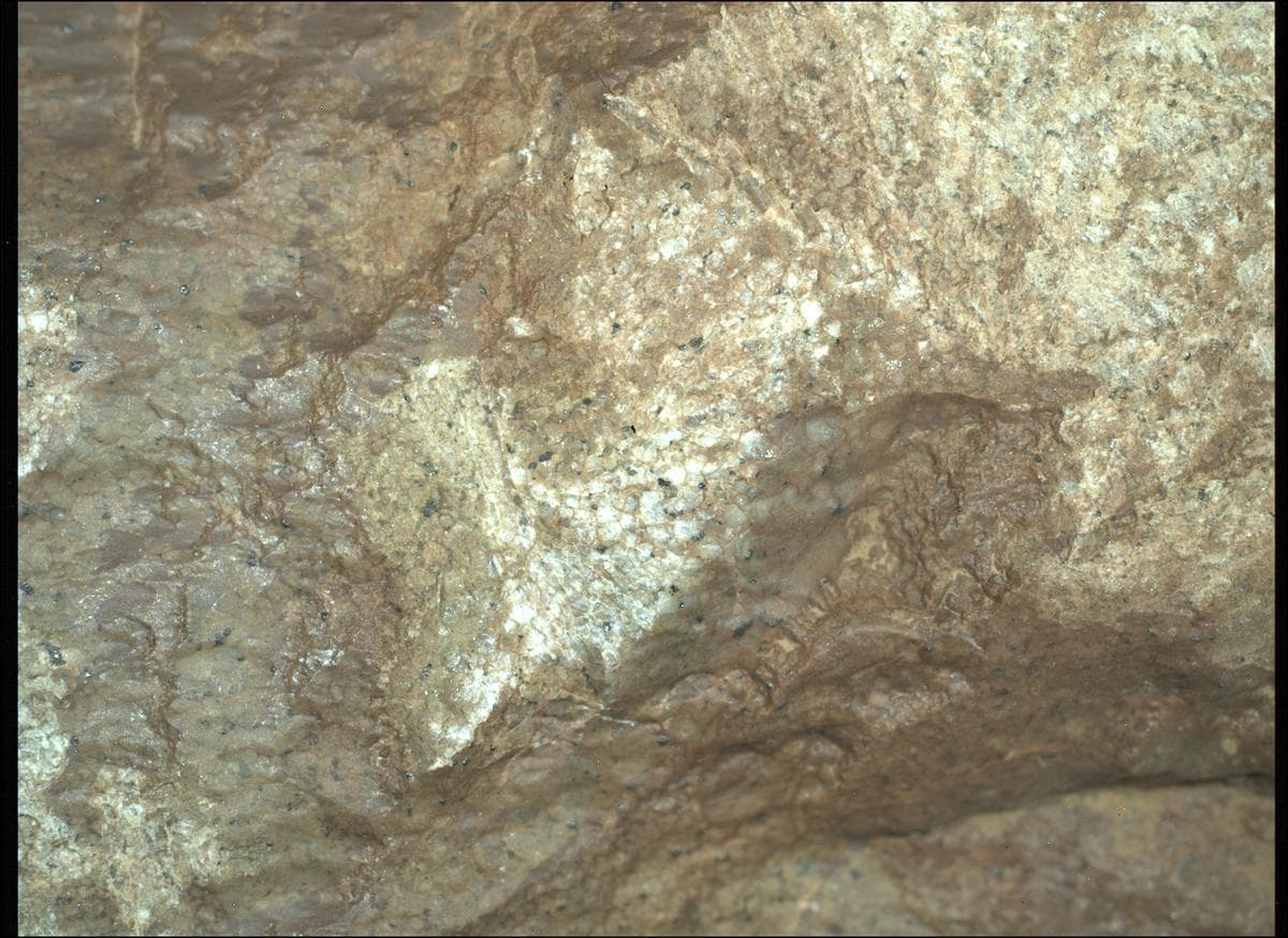 Foto de Marte da câmera SHERLOC_WATSON