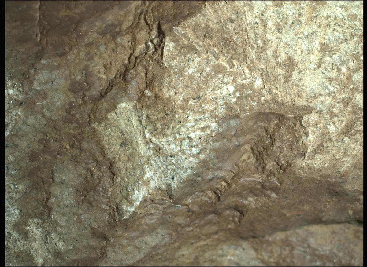 Foto de Marte da câmera SHERLOC_WATSON