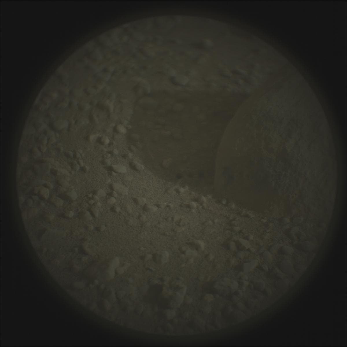 Foto de Marte da câmera SUPERCAM_RMI