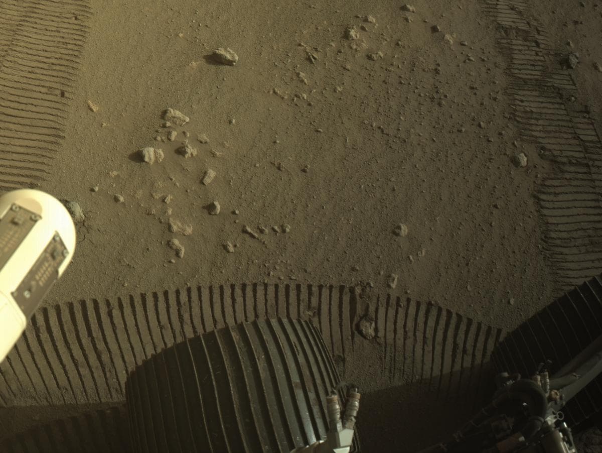 Foto de Marte da câmera NAVCAM_RIGHT