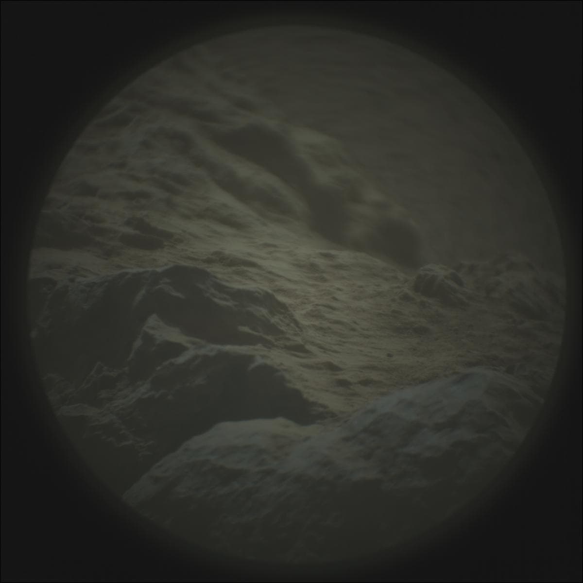 Foto de Marte da câmera SUPERCAM_RMI