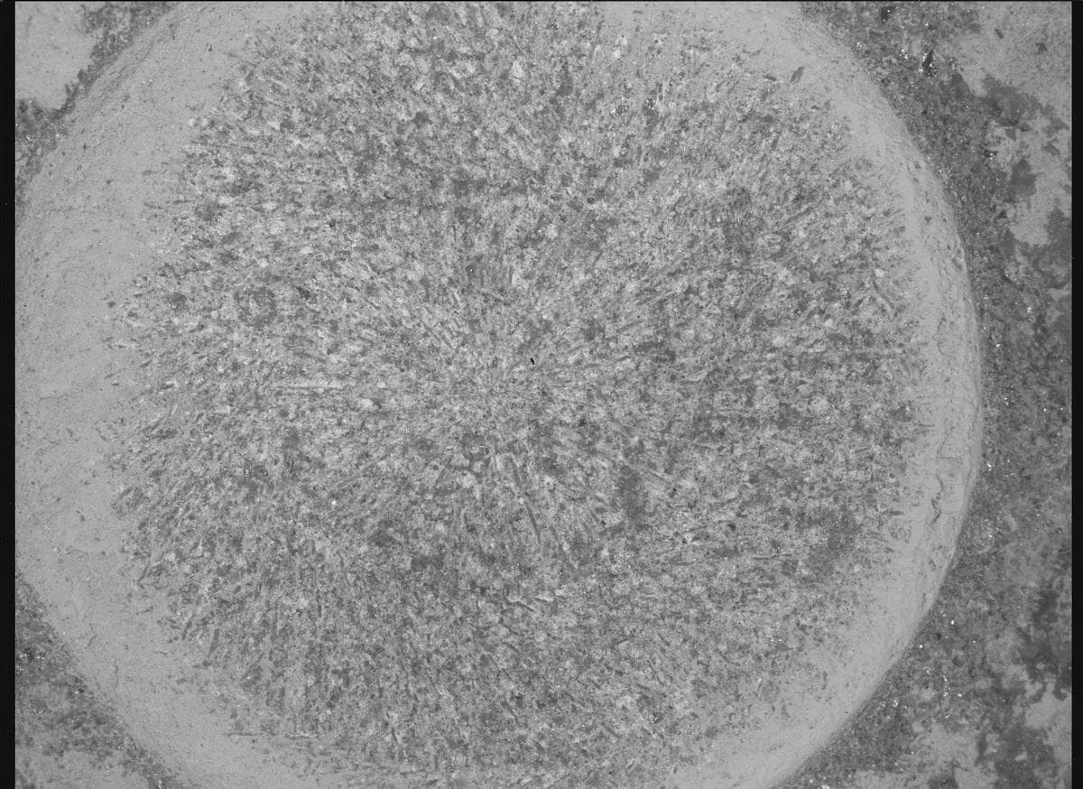 Foto de Marte da câmera SHERLOC_WATSON