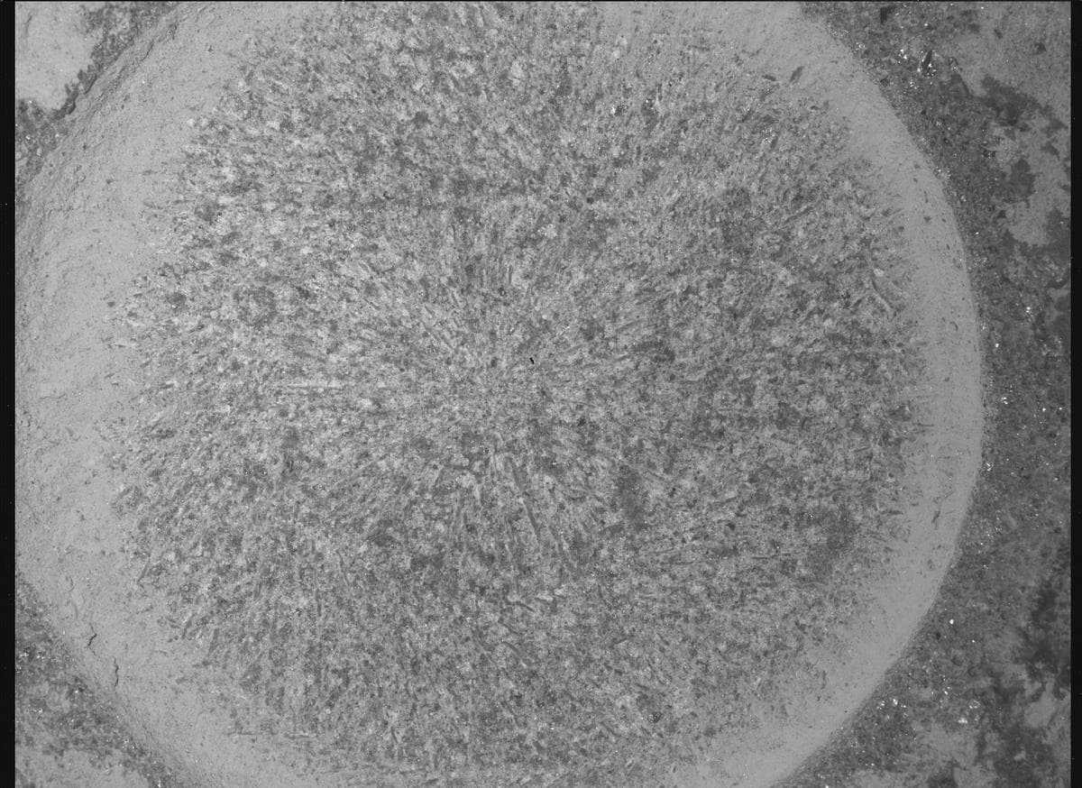 Foto de Marte da câmera SHERLOC_WATSON