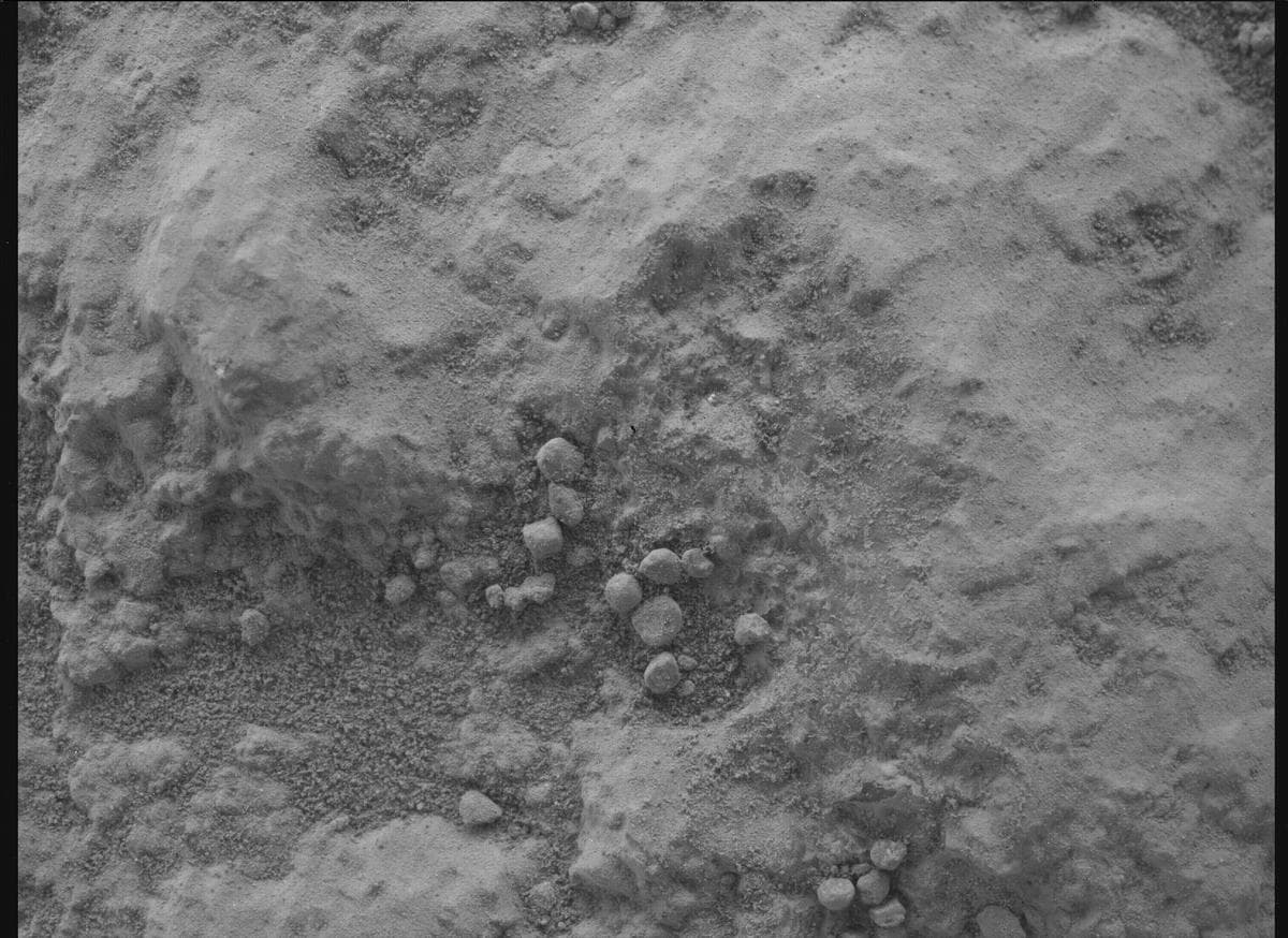 Foto de Marte da câmera SHERLOC_WATSON