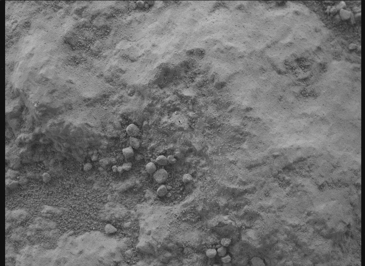 Foto de Marte da câmera SHERLOC_WATSON