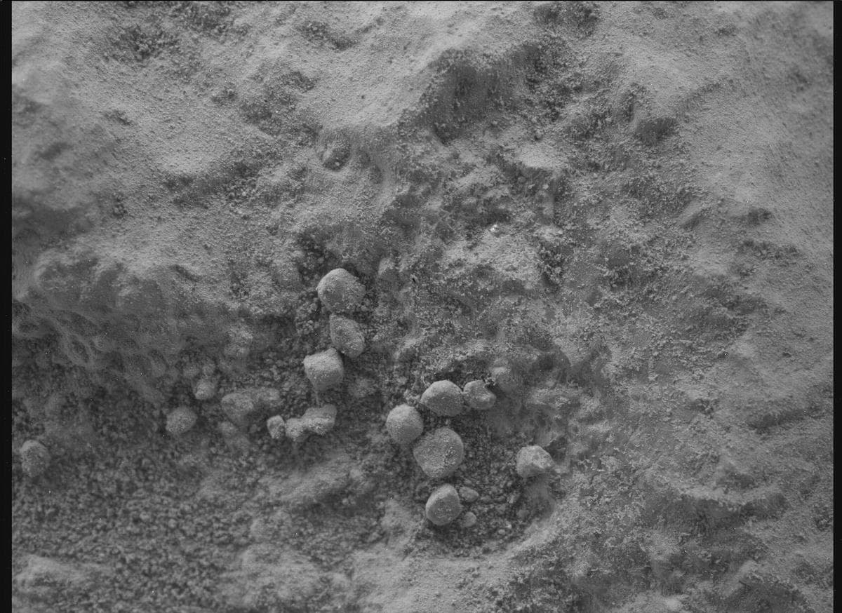 Foto de Marte da câmera SHERLOC_WATSON