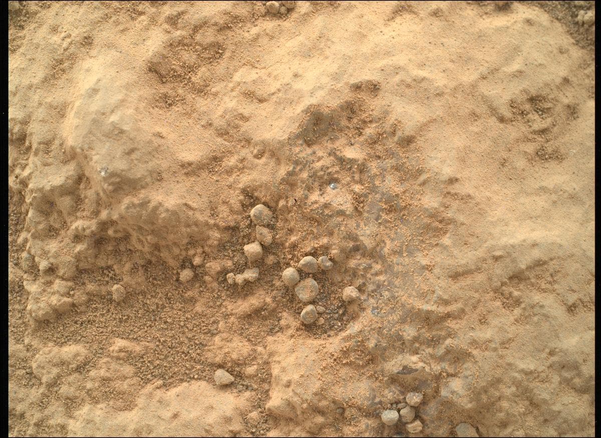 Foto de Marte da câmera SHERLOC_WATSON