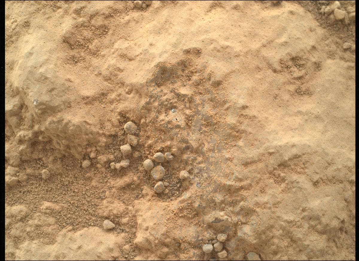 Foto de Marte da câmera SHERLOC_WATSON