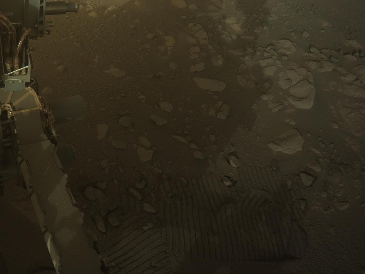 Foto de Marte da câmera NAVCAM_RIGHT