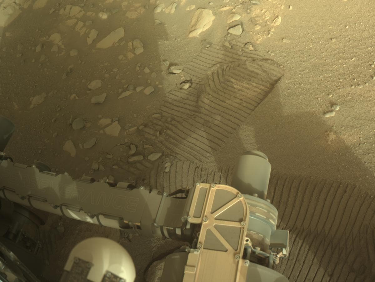 Foto de Marte da câmera NAVCAM_RIGHT