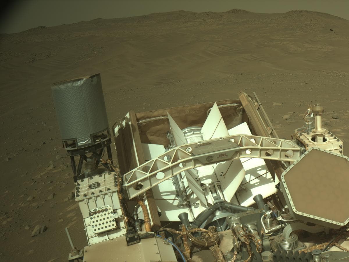 Foto de Marte da câmera NAVCAM_RIGHT