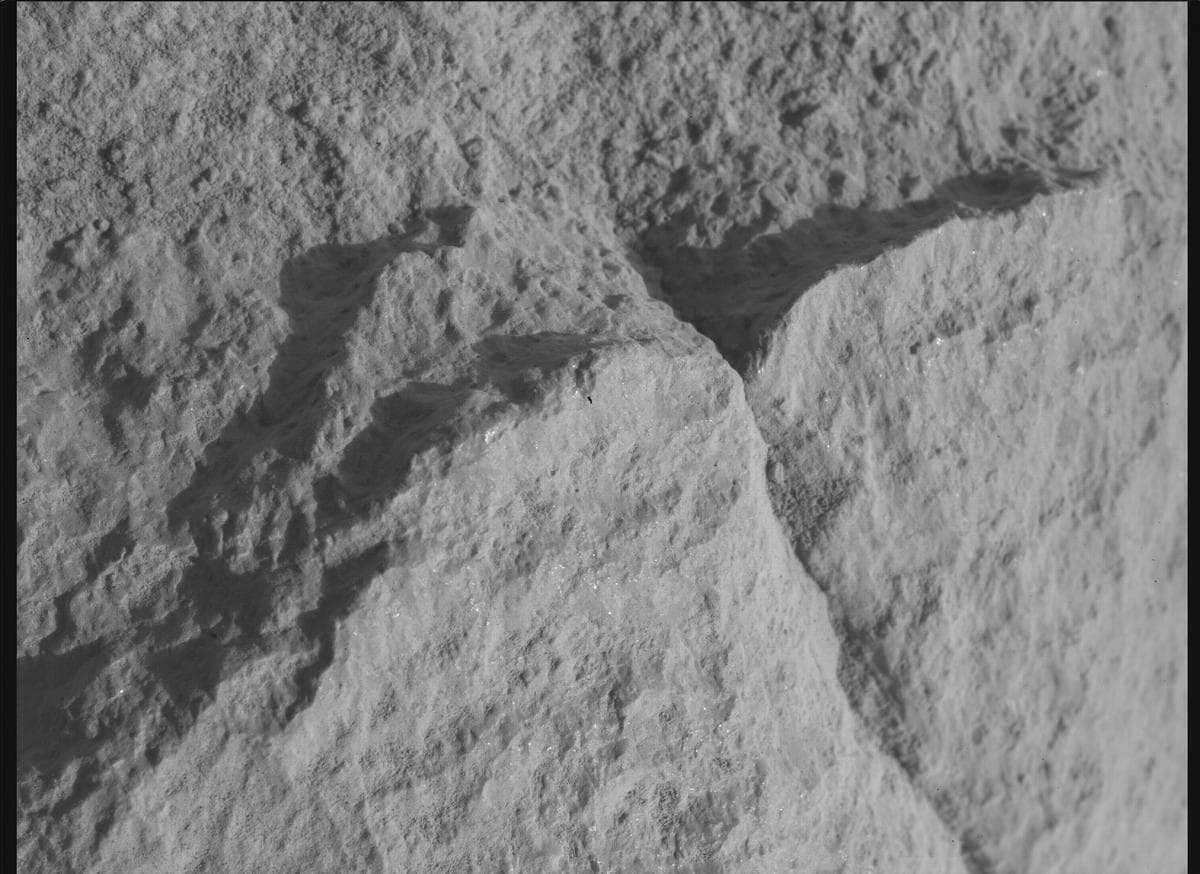 Foto de Marte da câmera SHERLOC_WATSON