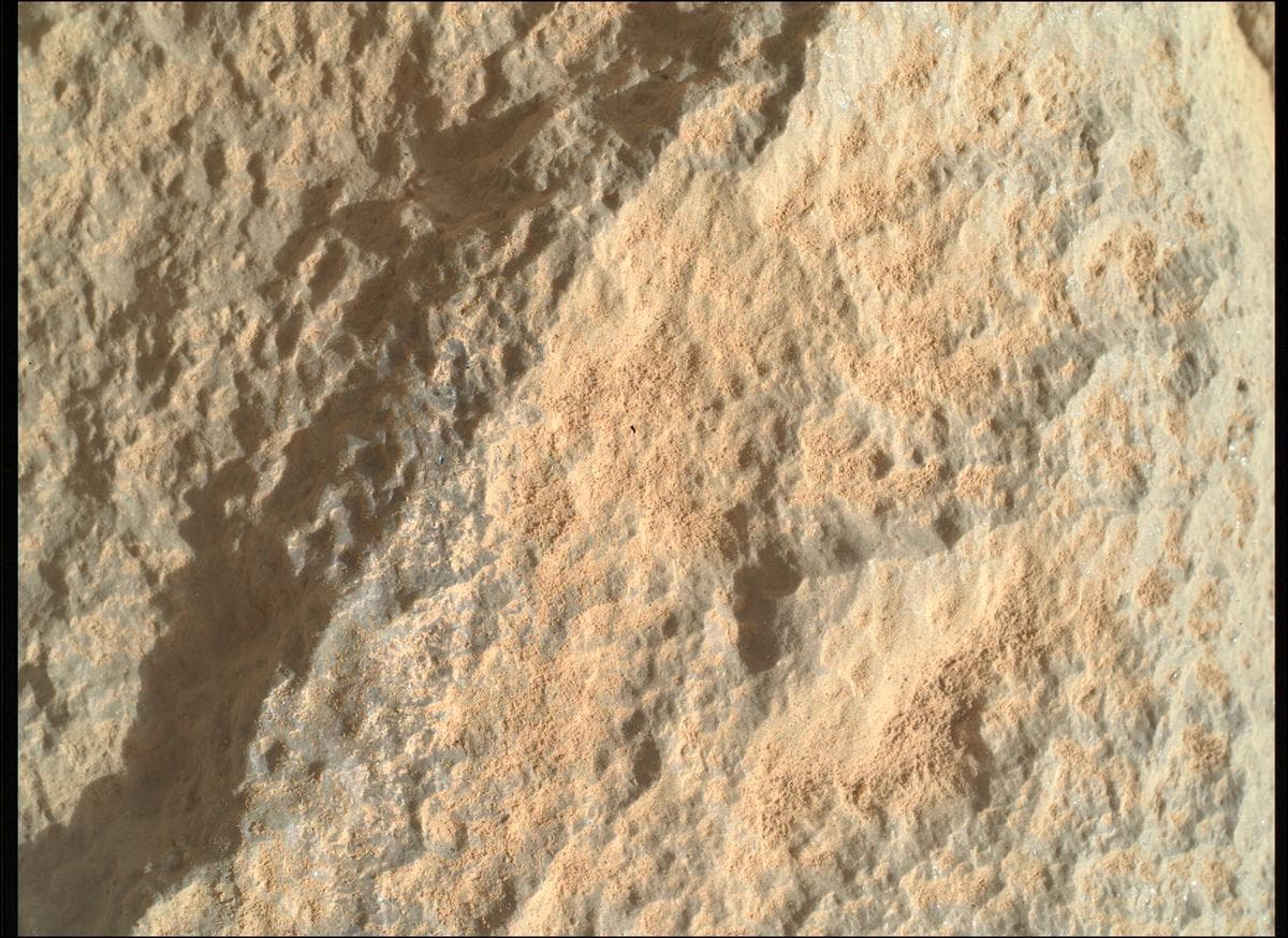 Foto de Marte da câmera SHERLOC_WATSON