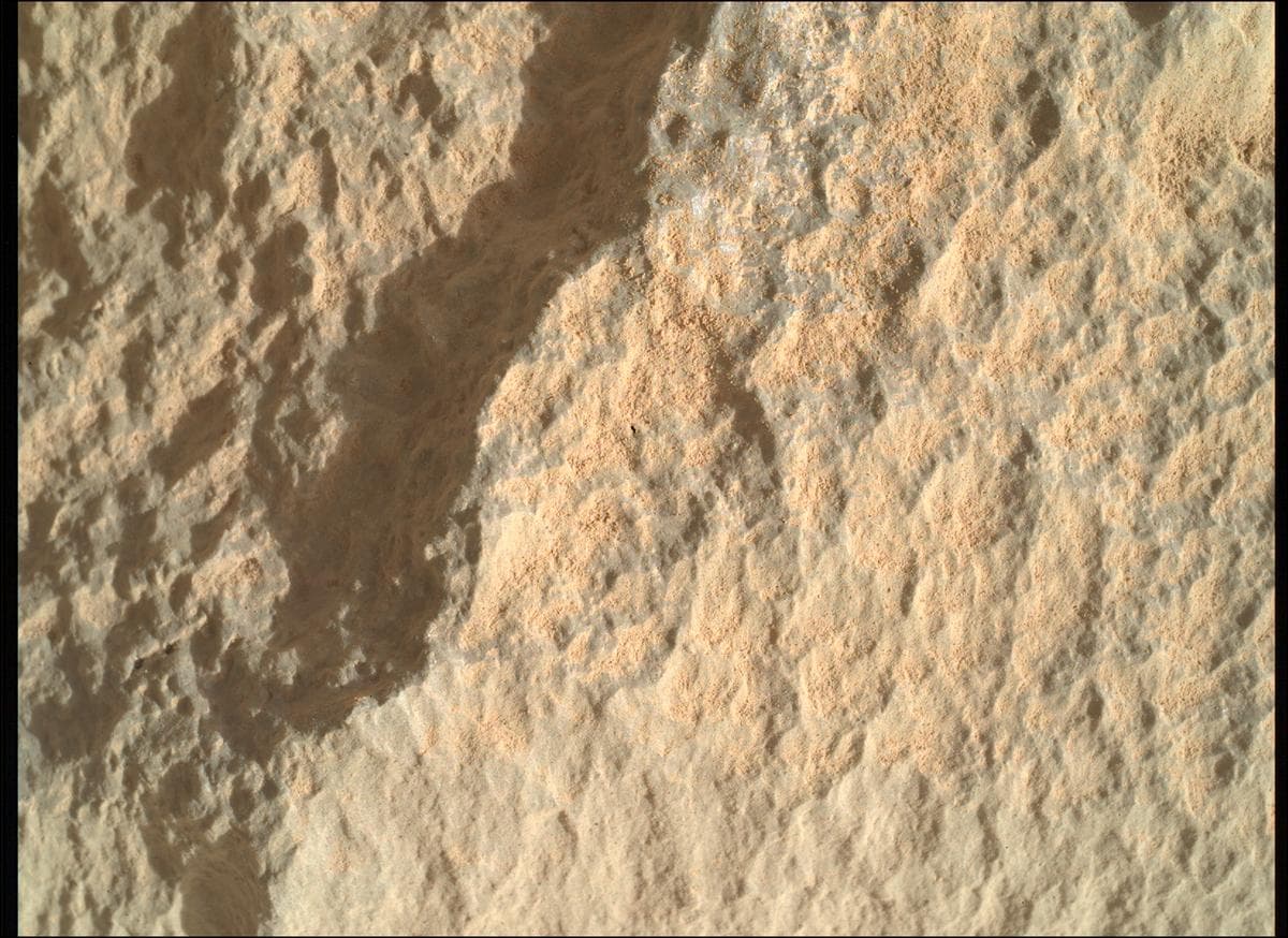 Foto de Marte da câmera SHERLOC_WATSON