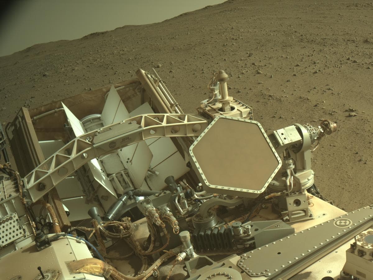 Foto de Marte da câmera NAVCAM_RIGHT