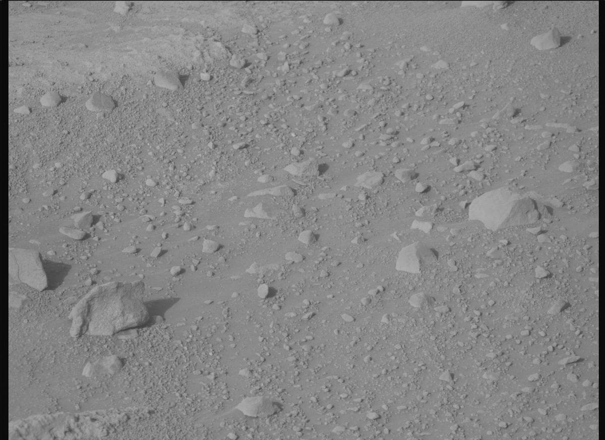 Foto de Marte da câmera MCZ_RIGHT