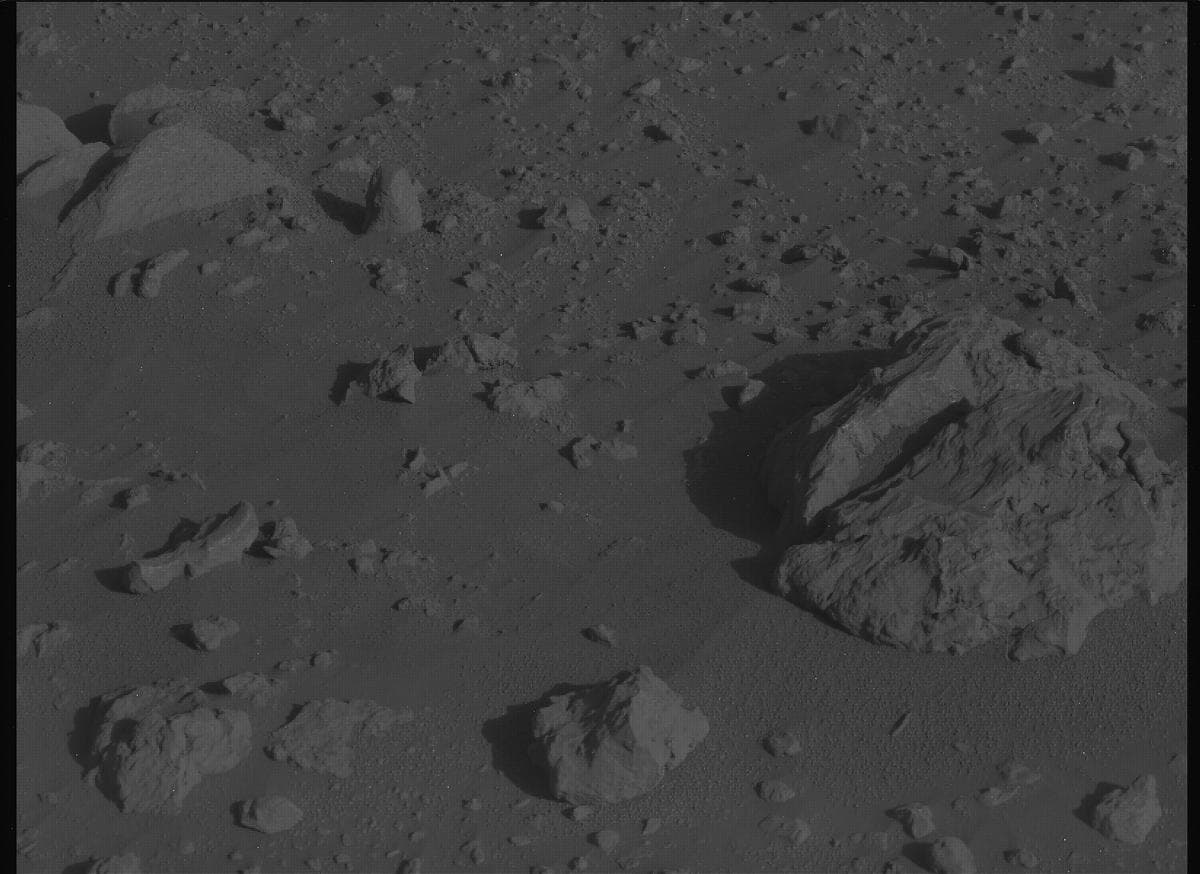 Foto de Marte da câmera MCZ_LEFT