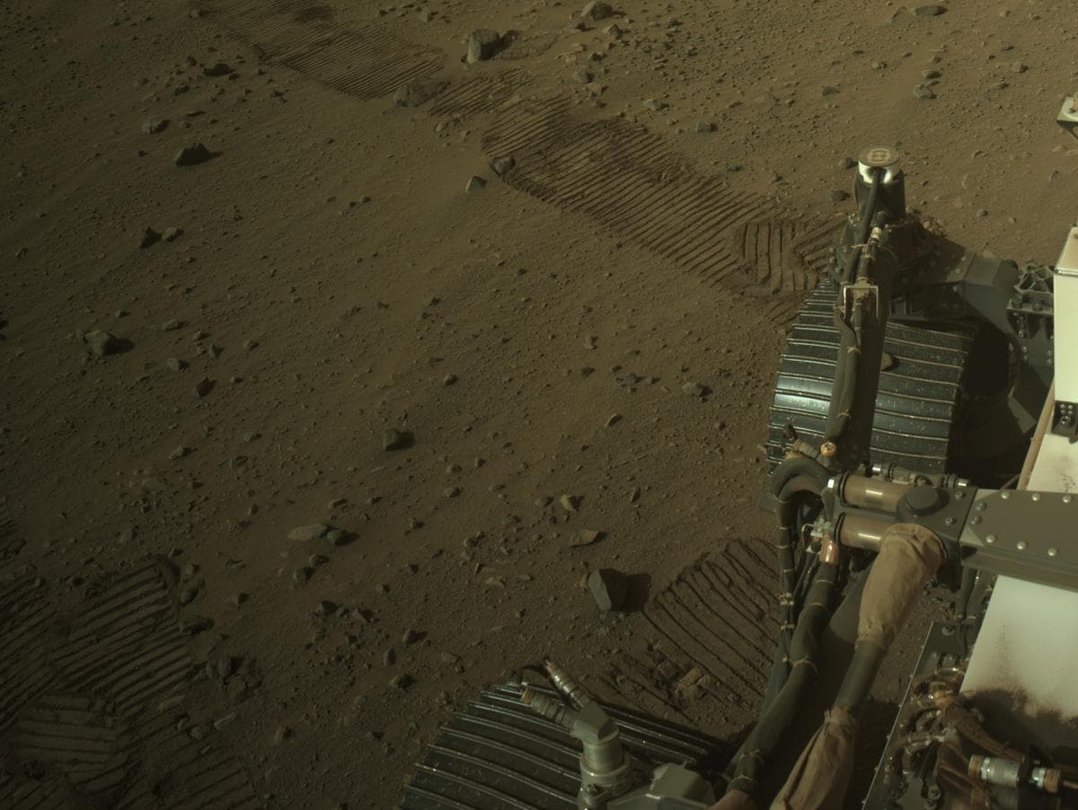 Foto de Marte da câmera NAVCAM_RIGHT