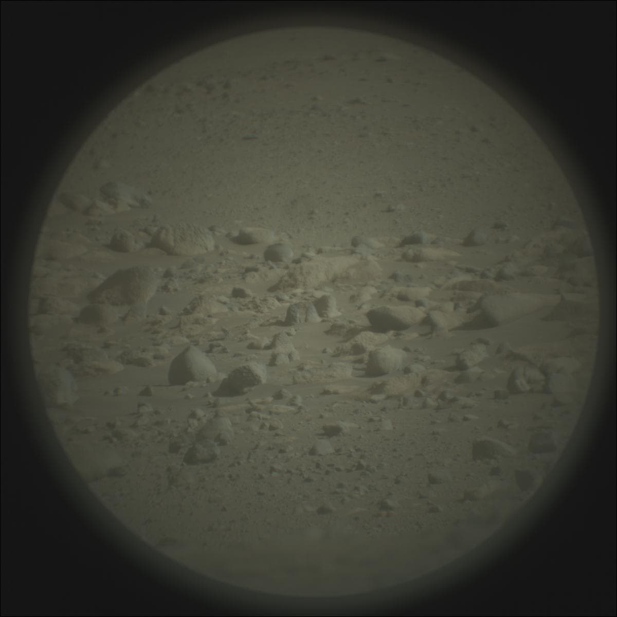 Foto de Marte da câmera SUPERCAM_RMI