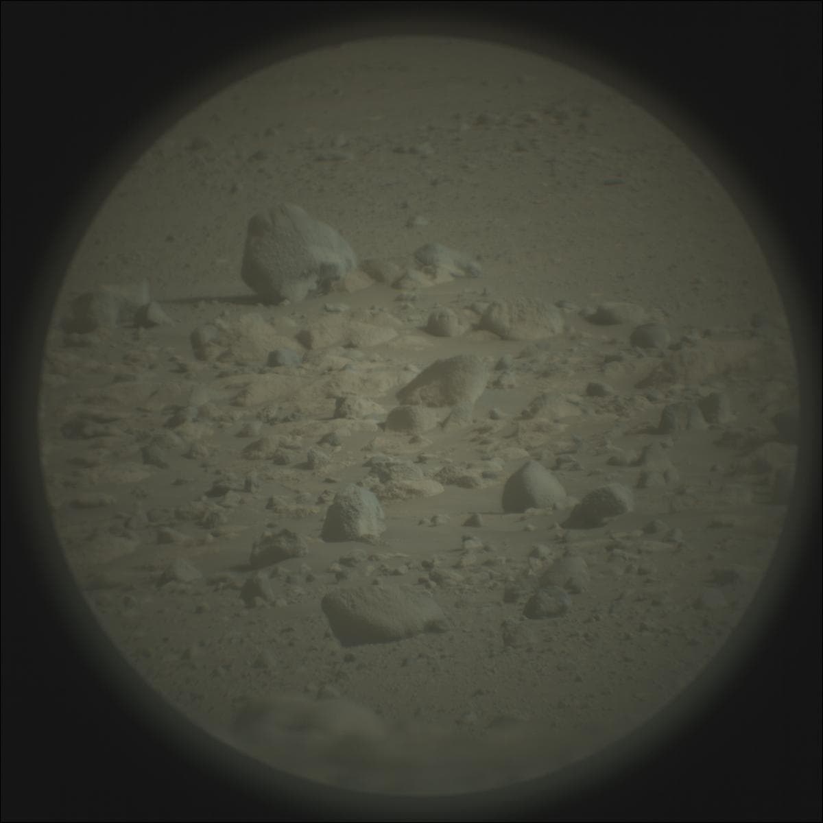 Foto de Marte da câmera SUPERCAM_RMI