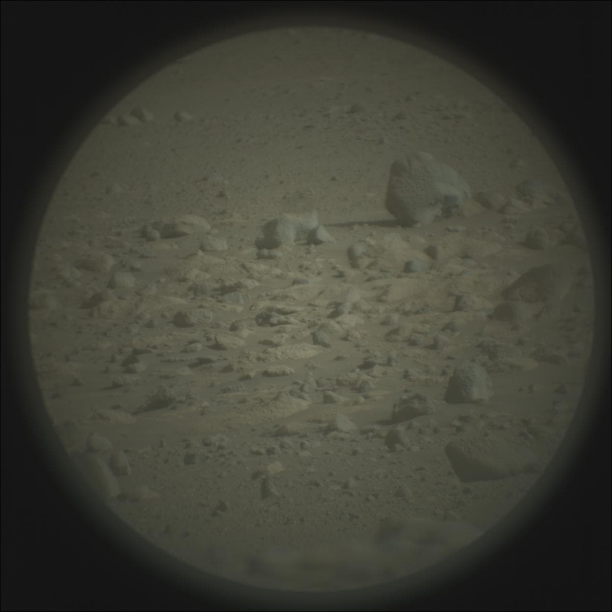 Foto de Marte da câmera SUPERCAM_RMI