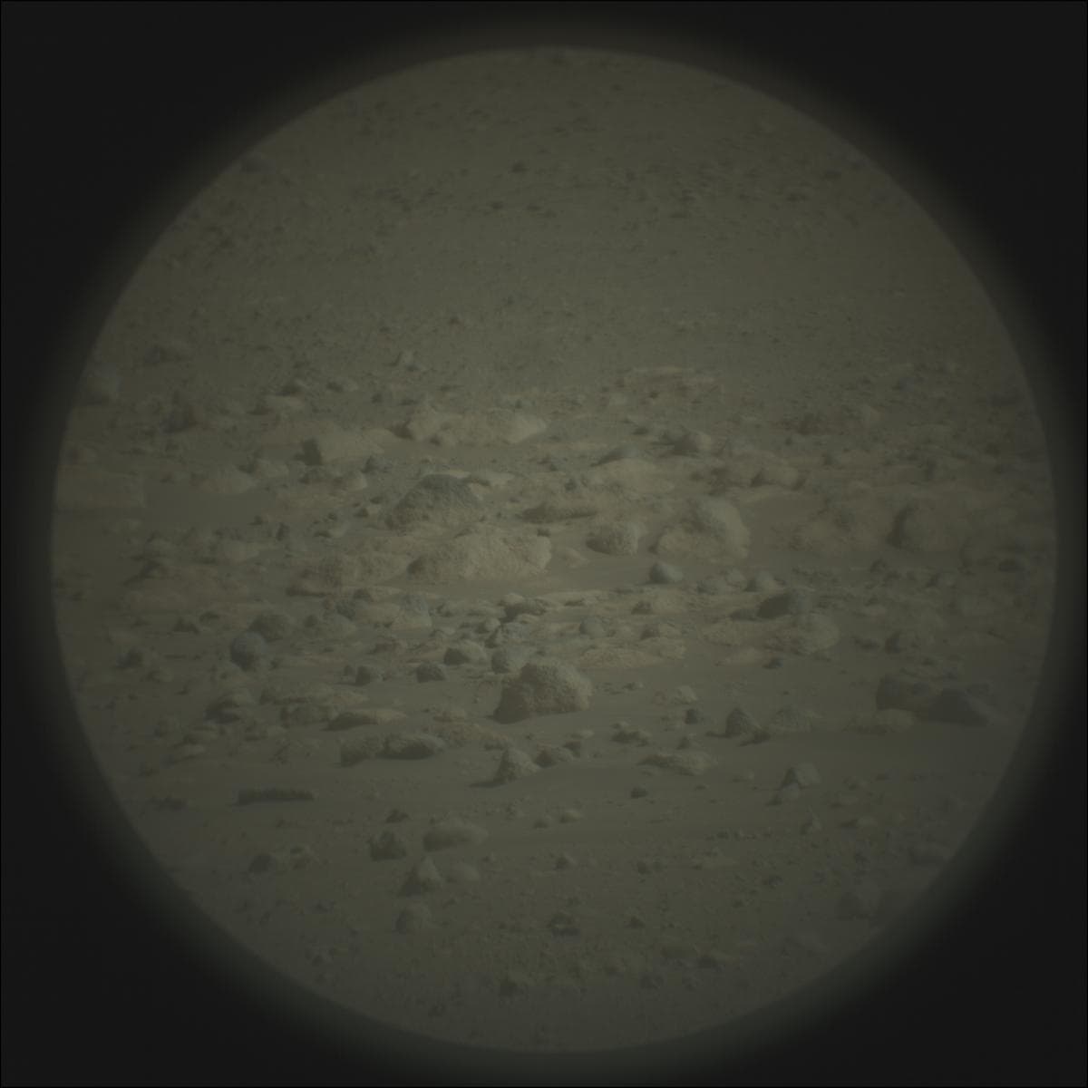 Foto de Marte da câmera SUPERCAM_RMI