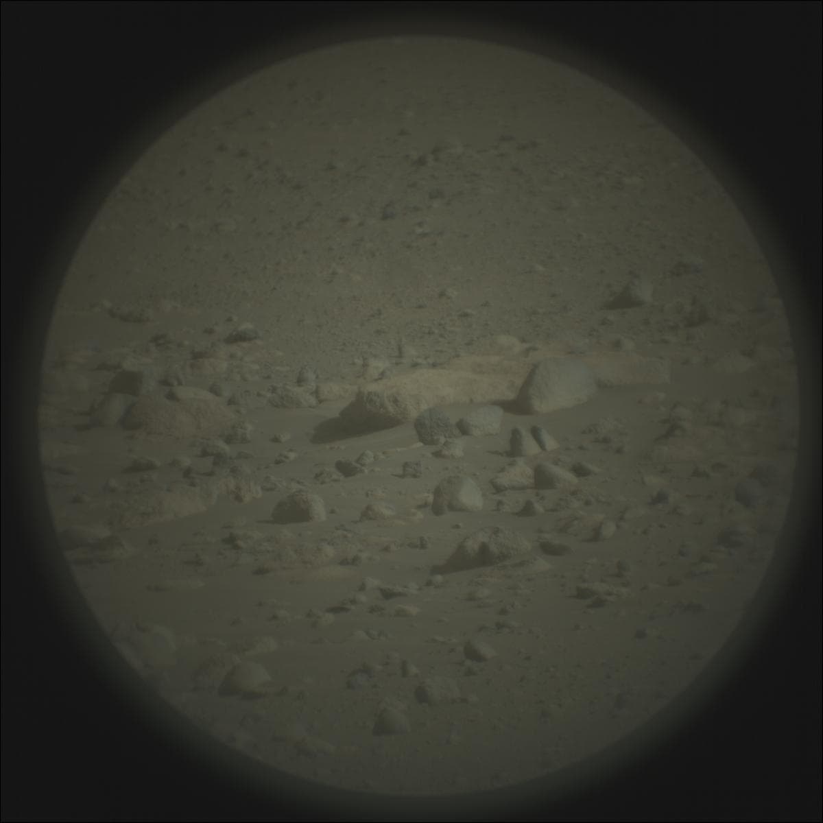 Foto de Marte da câmera SUPERCAM_RMI