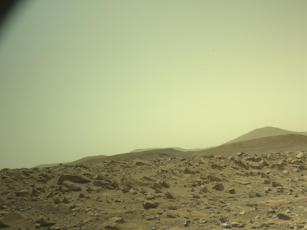 Mars image captured by NAVCAM_LEFT on Perseverance