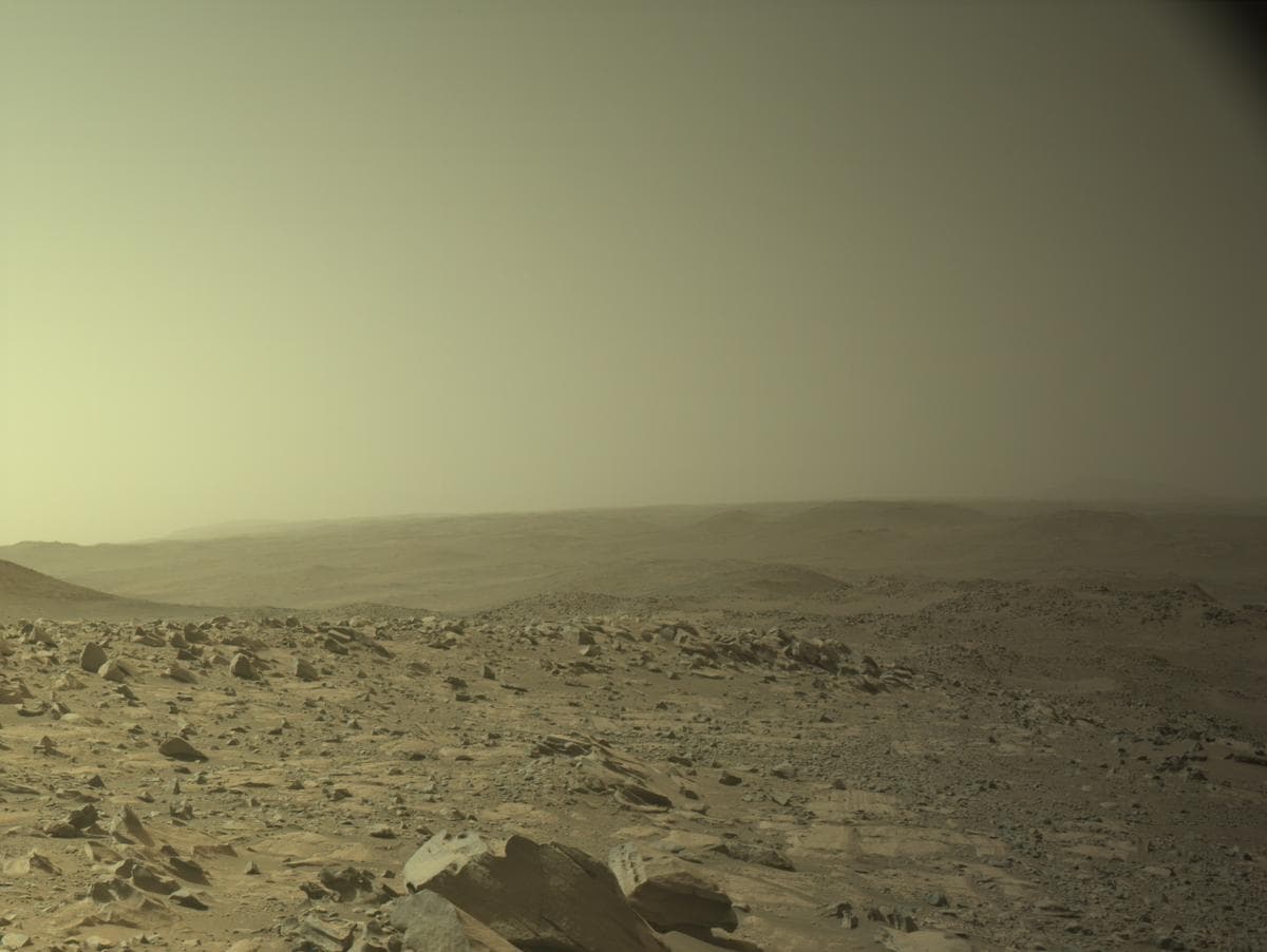 Mars image captured by NAVCAM_LEFT on Perseverance