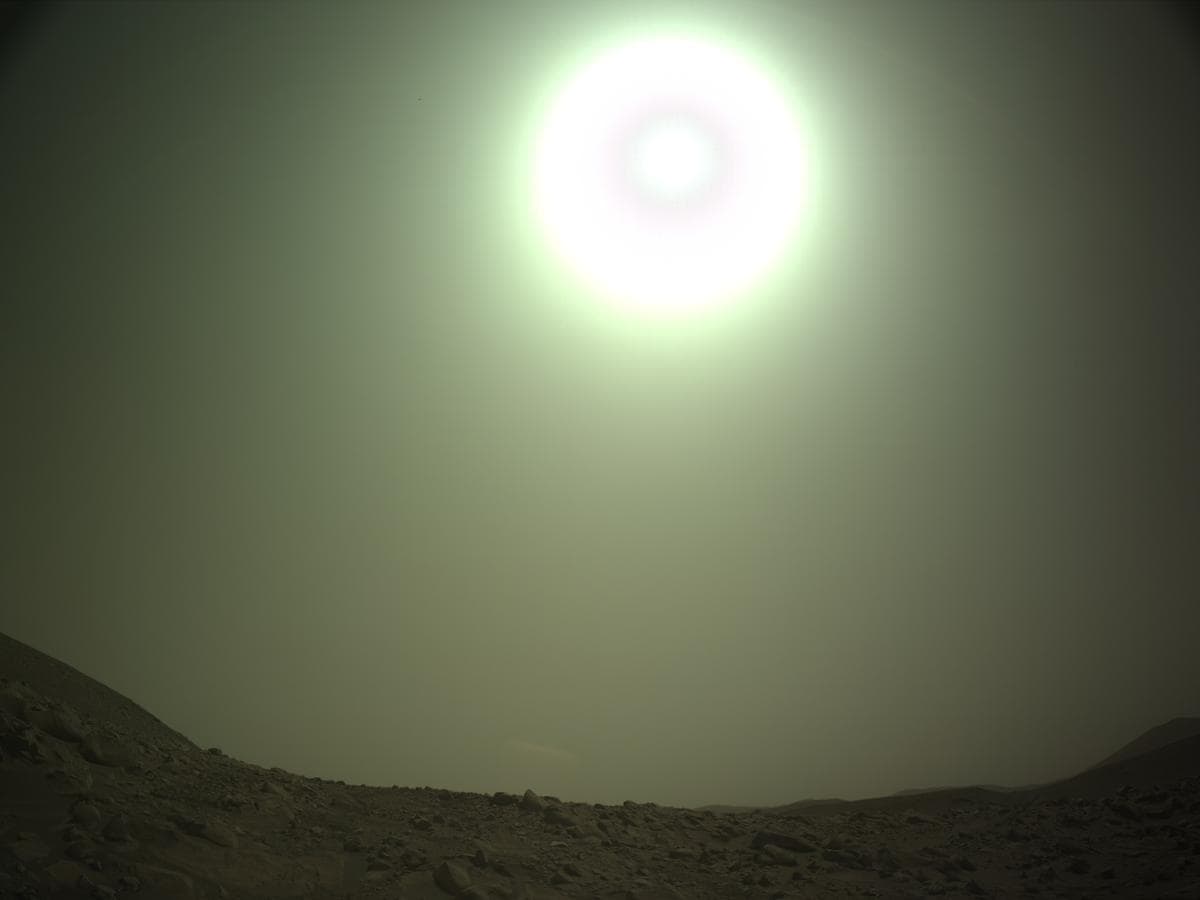 Mars image captured by NAVCAM_LEFT on Perseverance