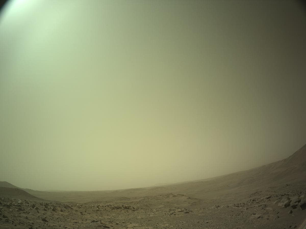 Mars image captured by NAVCAM_LEFT on Perseverance