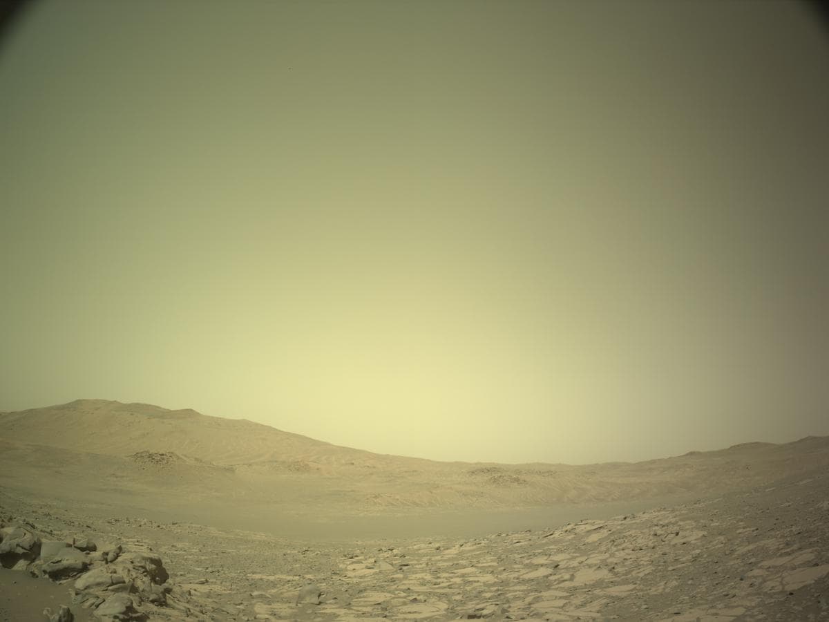 Mars image captured by NAVCAM_LEFT on Perseverance