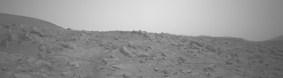 Mars image captured by NAVCAM_LEFT on Perseverance