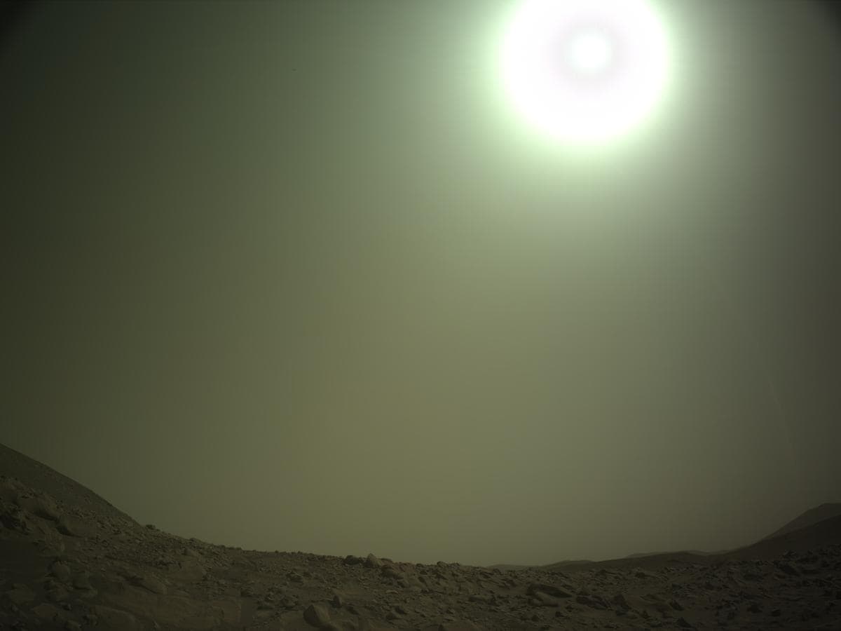 Mars image captured by NAVCAM_LEFT on Perseverance