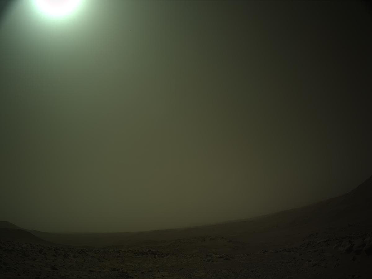 Mars image captured by NAVCAM_LEFT on Perseverance
