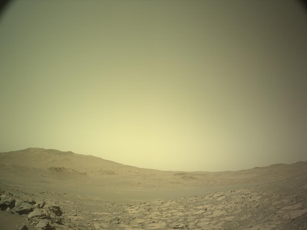 Mars image captured by NAVCAM_LEFT on Perseverance