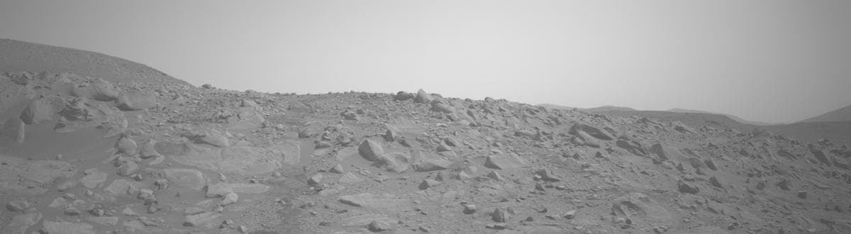Mars image captured by NAVCAM_LEFT on Perseverance