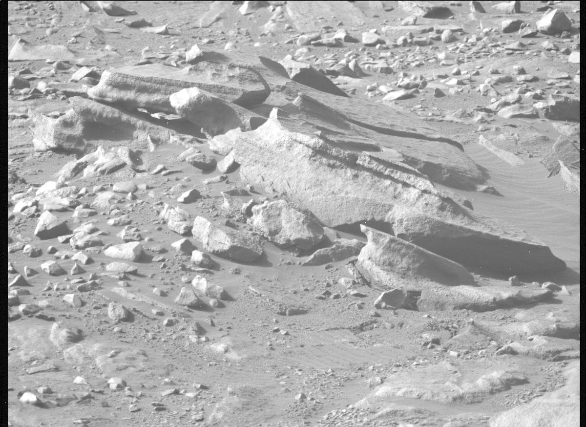 Mars image captured by MCZ_LEFT on Perseverance