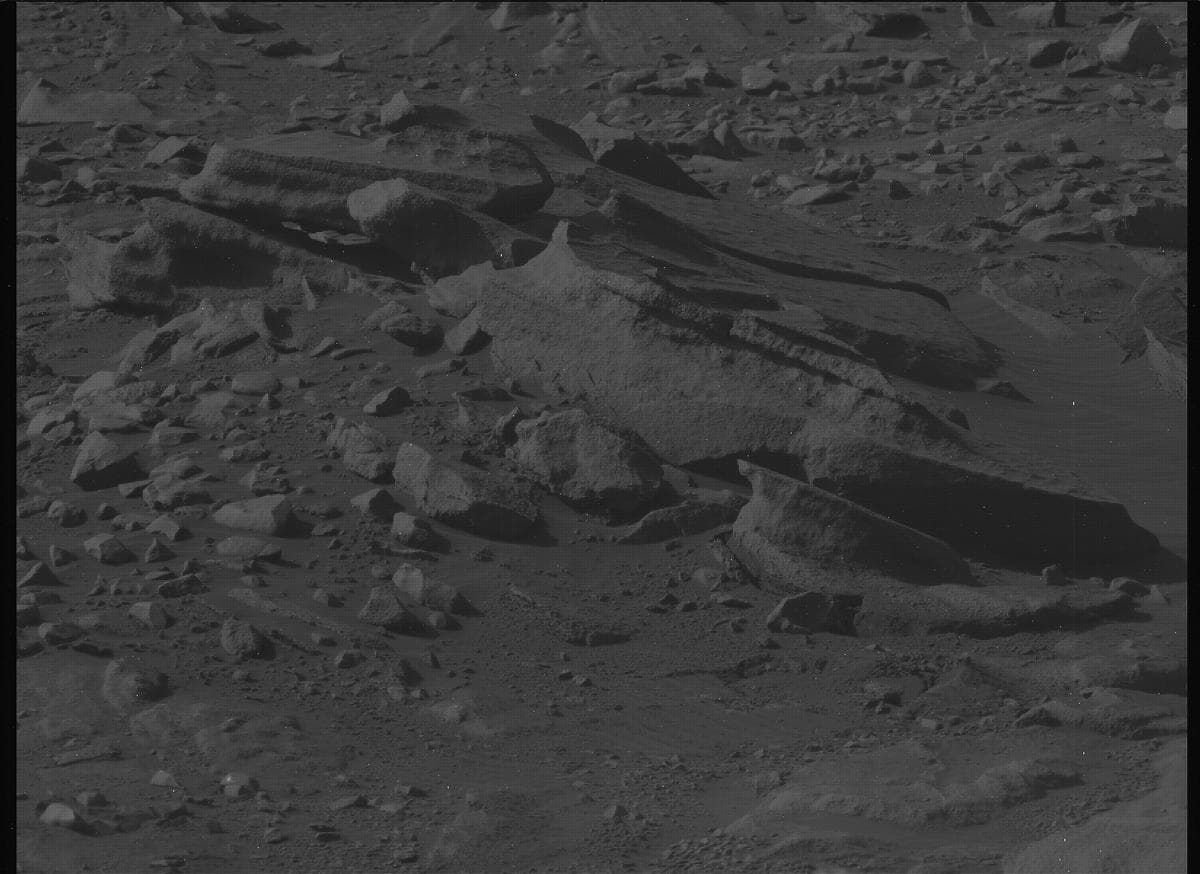 Mars image captured by MCZ_LEFT on Perseverance