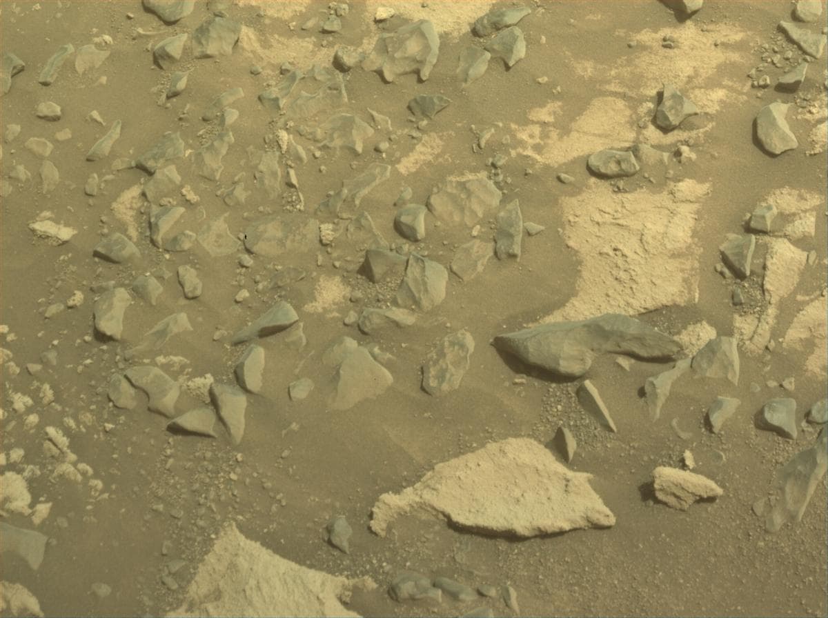 Mars image captured by FRONT_HAZCAM_LEFT_A on Perseverance