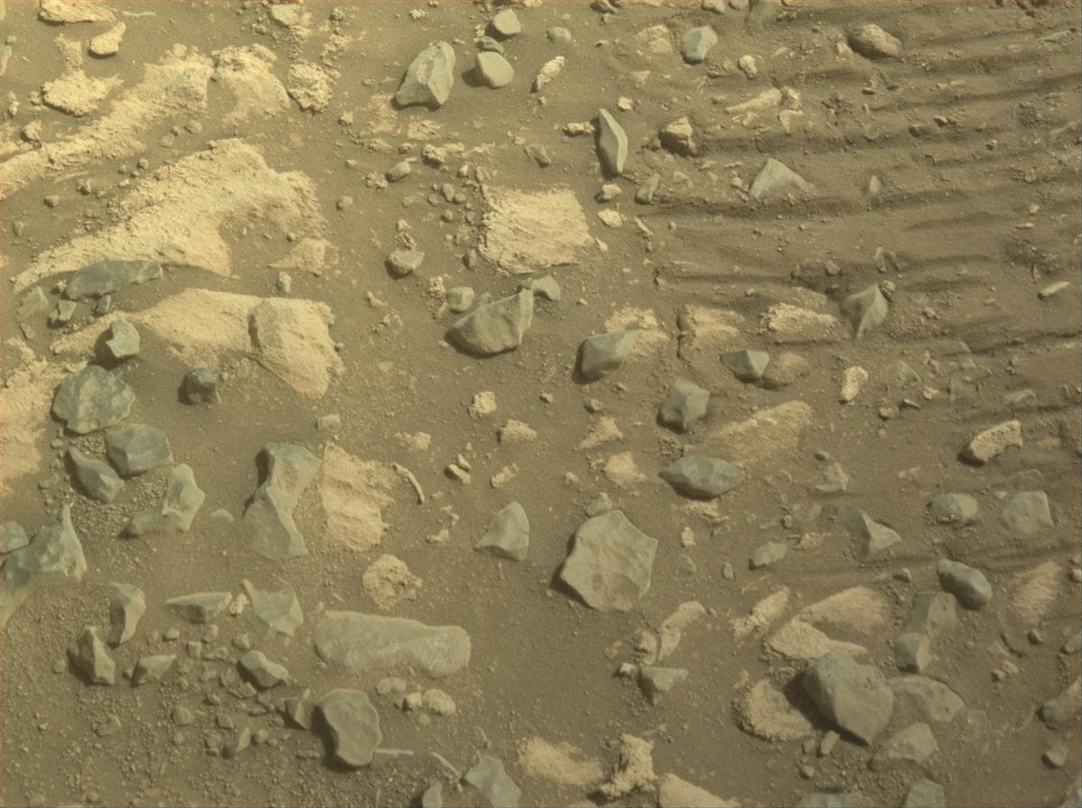 Mars image captured by FRONT_HAZCAM_LEFT_A on Perseverance