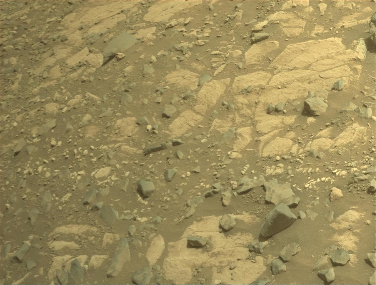 Mars image captured by FRONT_HAZCAM_RIGHT_A on Perseverance