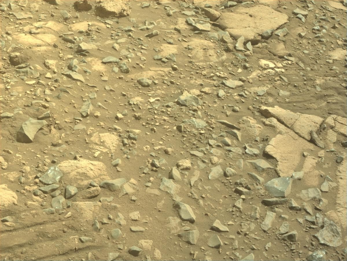 Mars image captured by FRONT_HAZCAM_RIGHT_A on Perseverance