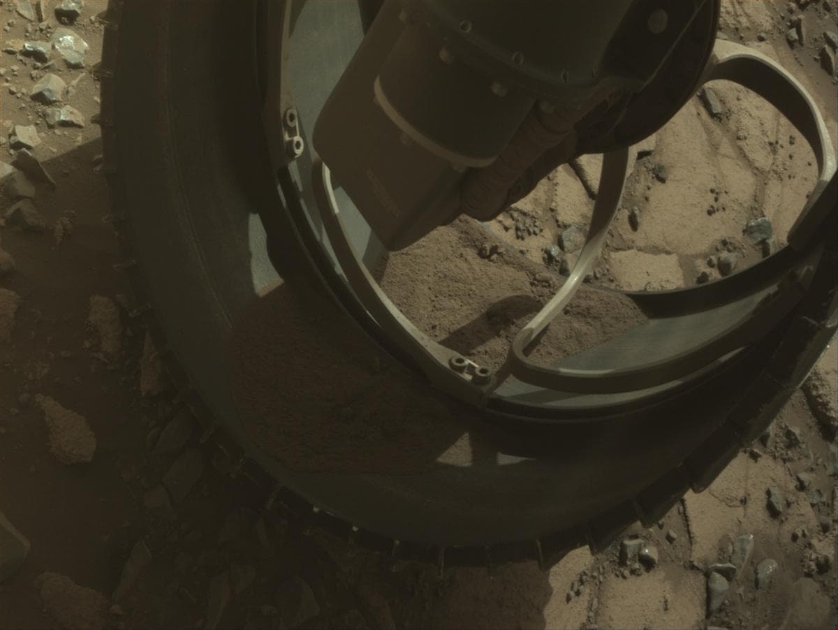 Mars image captured by FRONT_HAZCAM_RIGHT_A on Perseverance