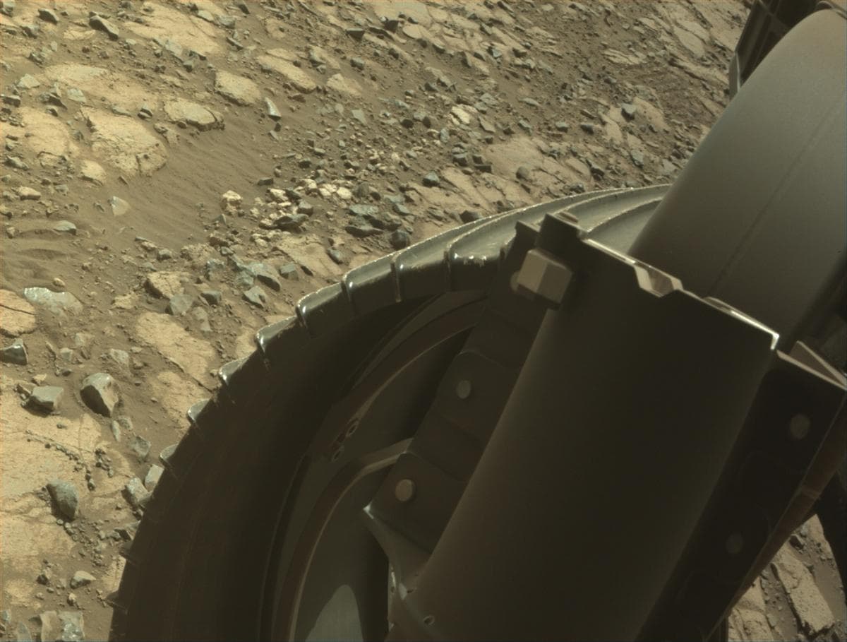 Mars image captured by FRONT_HAZCAM_RIGHT_A on Perseverance
