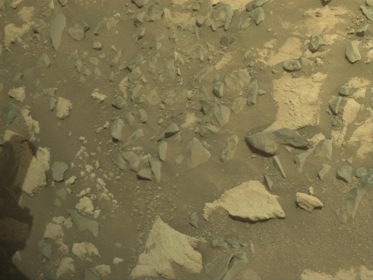 Mars image captured by FRONT_HAZCAM_RIGHT_A on Perseverance